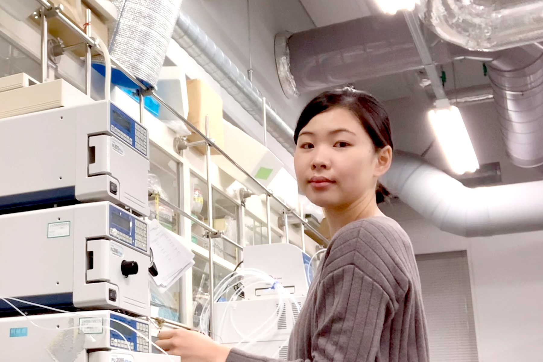 Nishijima Moe, recipient of the award