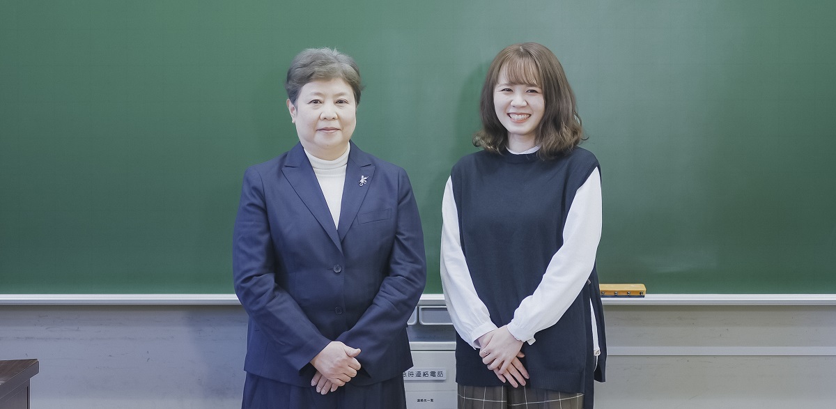 長谷川 祥子 教授 × 高橋 南帆