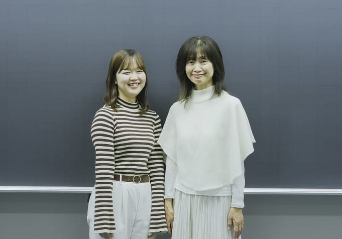 本庄 陽子 准教授 × 前川 彩夏