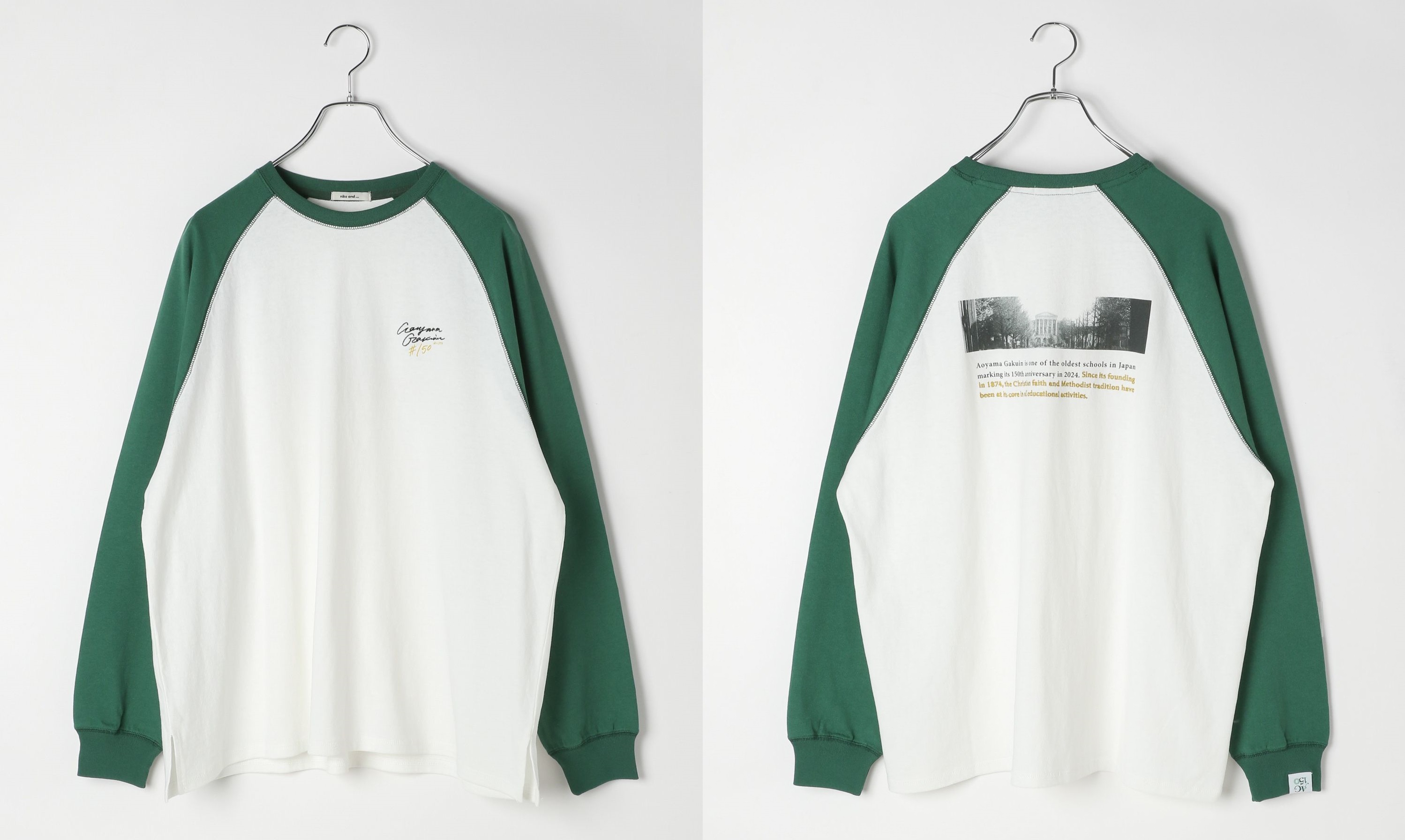 【150周年コラボ商品】ラグランロンT