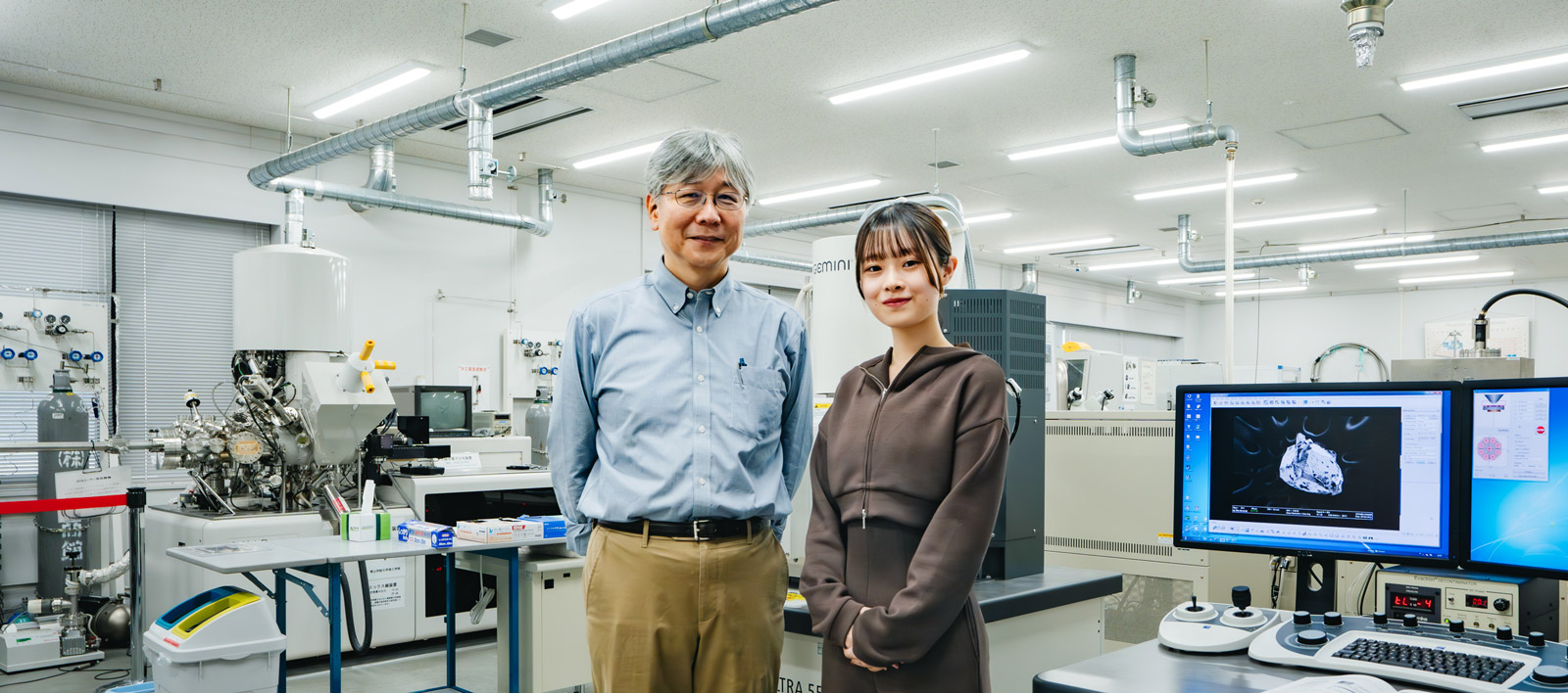 北野 晴久教授 × 三原 莉央