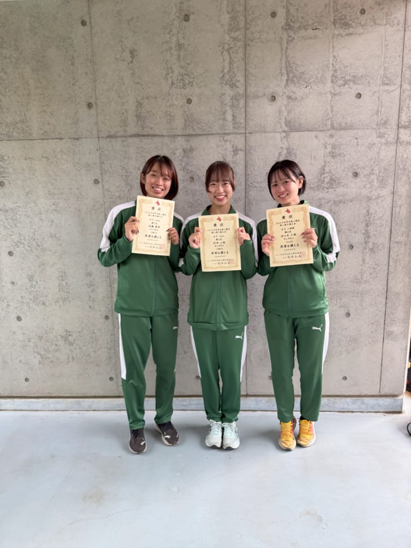 陸上競技部】2025日本学生陸上競技個人選手権大会 大会結果 ～選手3人