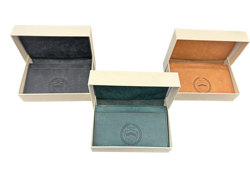 青学イタリアンレザー名刺入れ